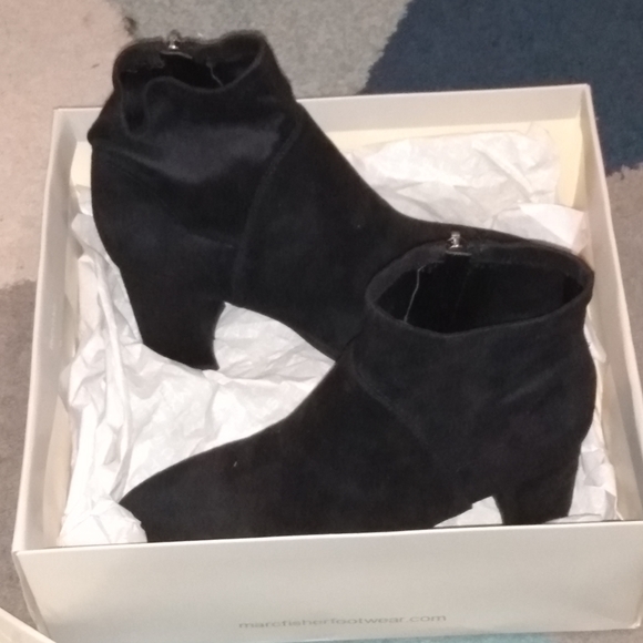 Black Heeled Ankle Boots - Picture 6 of 6